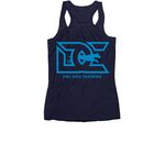 D&C New Design, a Navy Women's Racerback (back-view)