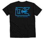 D&C New Design, a Solid Black Blend Premium V-Neck Tee (back-view)