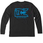 D&C New Design, a Vintage Black Triblend Long Sleeve Tee (back-view)