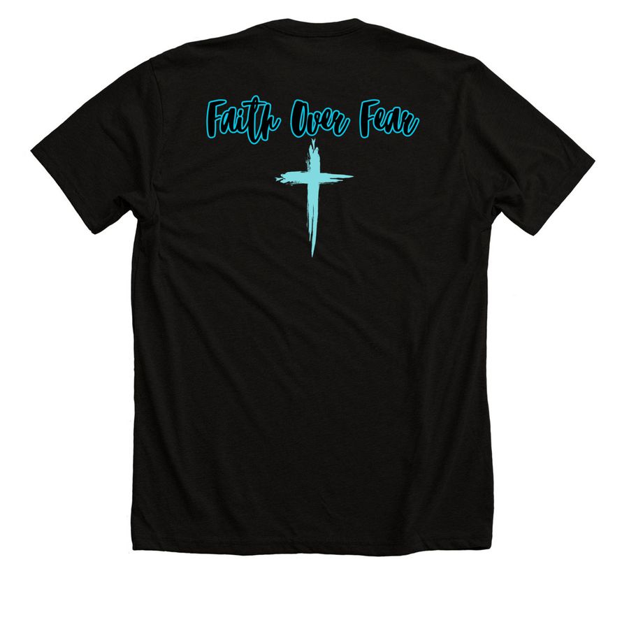 Miles Strong, a Solid Black Blend Premium Unisex Tee (back-view)