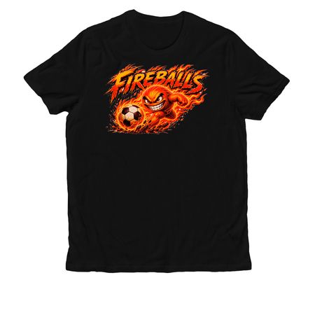 FIREBALLS, a Deep Black Allmade Organic Cotton Unisex Tee