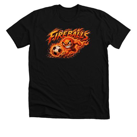 FIREBALLS, a Solid Black Blend Premium Unisex Tee