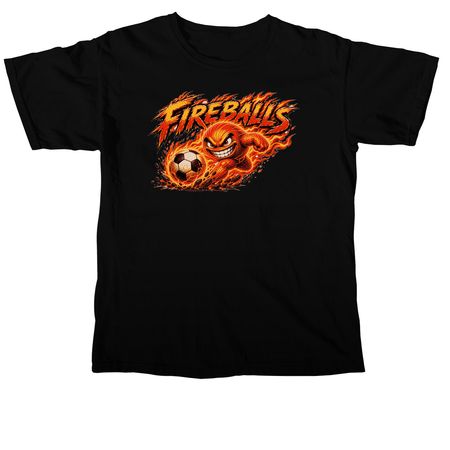 FIREBALLS, a Black Comfort Colors Unisex Tee