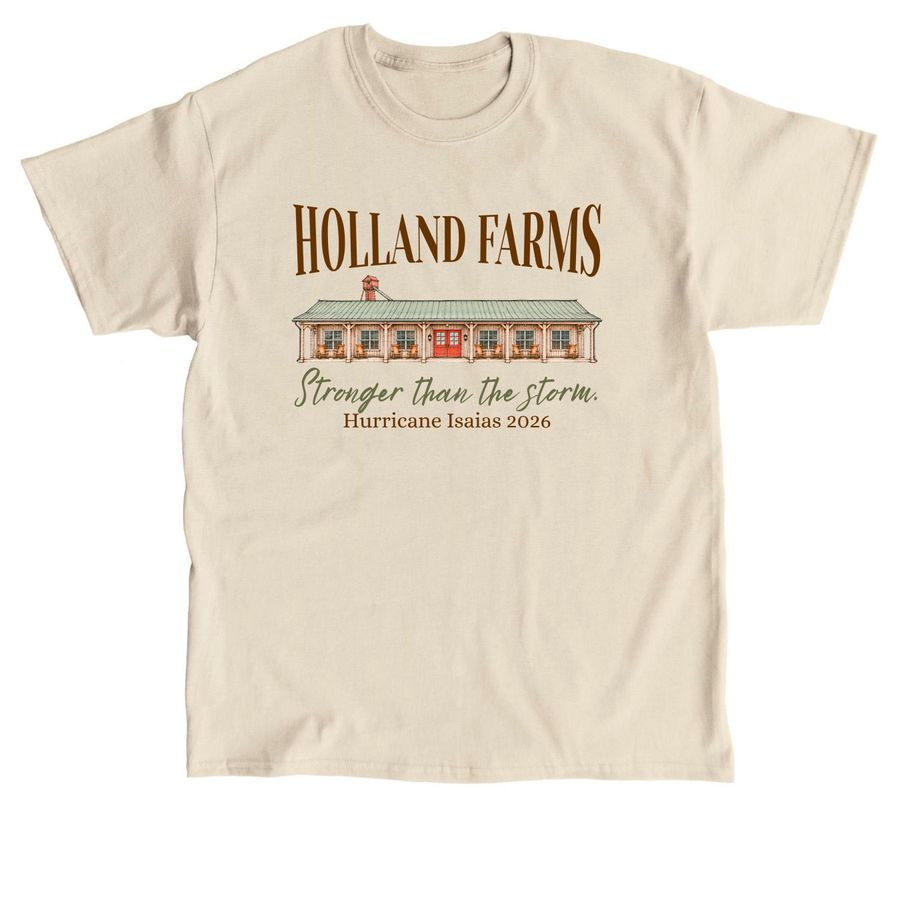 Holland Farms Hurricane Recovery, a Sand Classic Unisex Tee