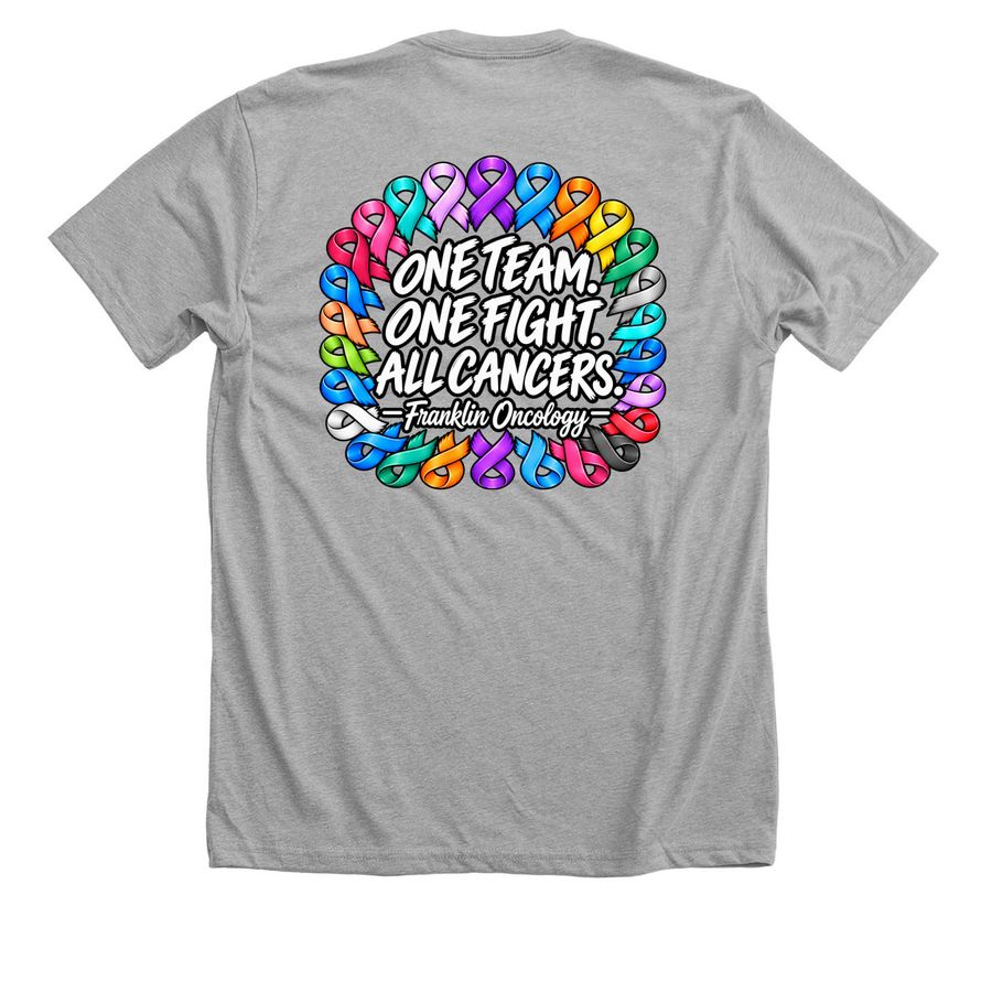 Kaiser Medical Oncology- Franklin, a Athletic Heather Premium Unisex Tee (back-view)