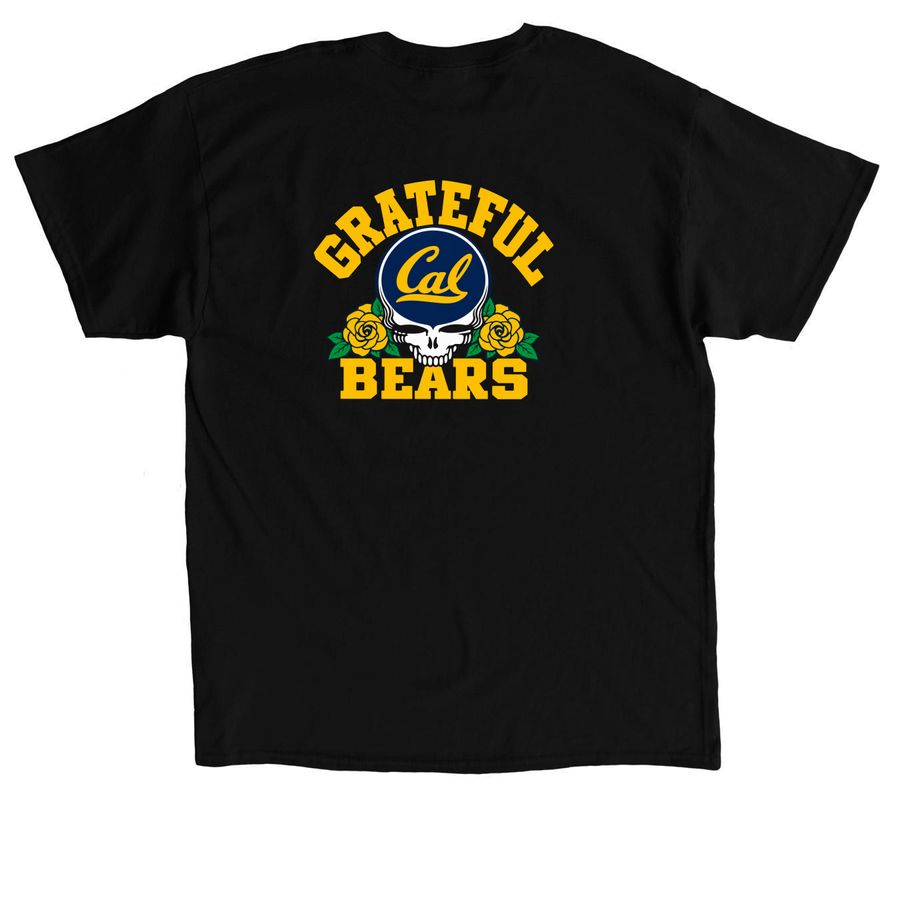 Official Nike Cal Bears Football x Grateful D, a Black Classic Unisex Tee