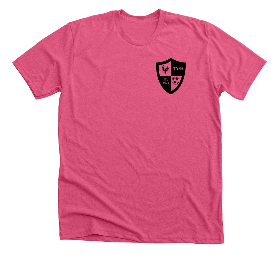 U8G Ross/Ross/Pace, a Heather Charity Pink Premium Unisex Tee