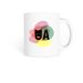 Unmasked Mug, a White Coffee Mug