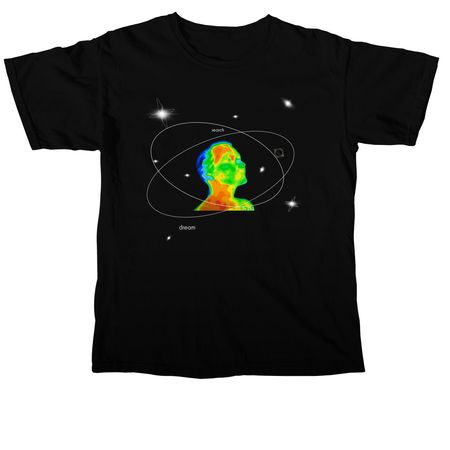 Dream-Search, a Black Comfort Colors Unisex Tee