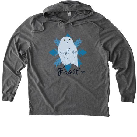 Team Frost!, a Aluminum Grey Allmade Eco Triblend Hoodie Tee