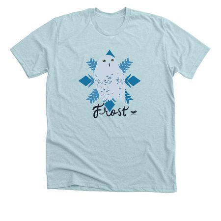 Team Frost!, a Heather Ice Blue Premium Unisex Tee