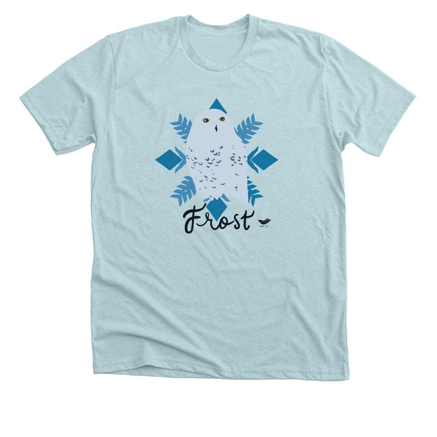 Team Frost!, a Heather Ice Blue Premium Unisex Tee