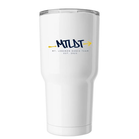 30 oz Tumbler, a White Insulated Tumbler