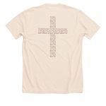 Aubrey?s Missions Fundraiser 2025, a Heather Soft Cream Premium Unisex Tee (back-view)