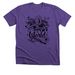 Roller Derby Can Change the World, a Heather Team Purple Premium Unisex Tee