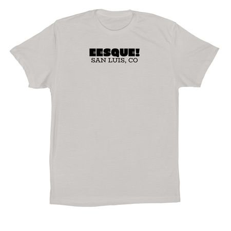 EESQUE (Extra Light), a Solid Athletic Grey Premium Cotton Tee