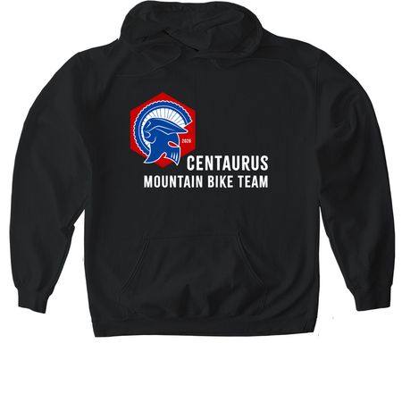 2026 Centaurus MTB Swag, a Black Gildan Softstyle Pullover Hoodie