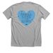 Kesem Love and Magic!, a Athletic Heather Premium Unisex Tee (back-view)