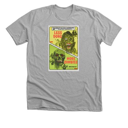 More Zombies, a Athletic Heather Premium Unisex Tee