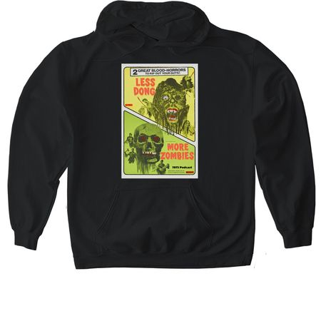 More Zombies, a Black Gildan Softstyle Pullover Hoodie