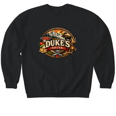 Duke?s Salsa, a Black Softstyle Crewneck Sweatshirt