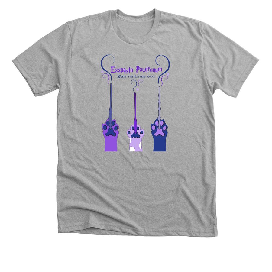 Exspayto Pawtronum!, a Athletic Heather Premium Unisex Tee