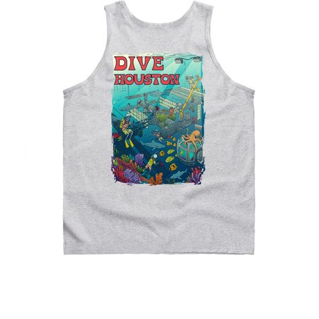 The Houston T, a Sport Grey Classic Unisex Tank Top