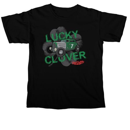 Lucky Clover, a Black Comfort Colors Unisex Tee