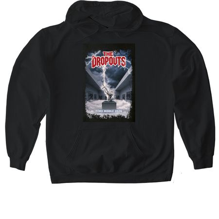 Dropouts&nbsp;, a Black Gildan Softstyle Pullover Hoodie