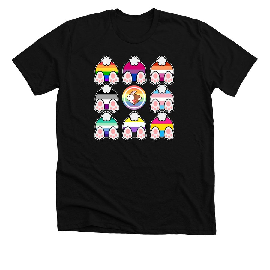 Pride Buns, a Solid Black Blend Premium Unisex Tee