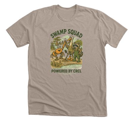 Swamp Squad: Powered by CRCL, a Heather Stone Premium Unisex Tee