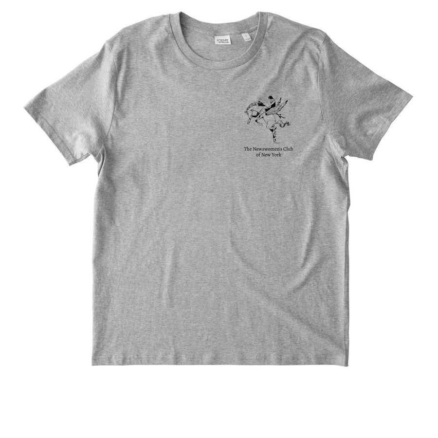 Newswomen's Club Apparel, a Heather Grey Stanley/Stella Unisex Rocker Tee