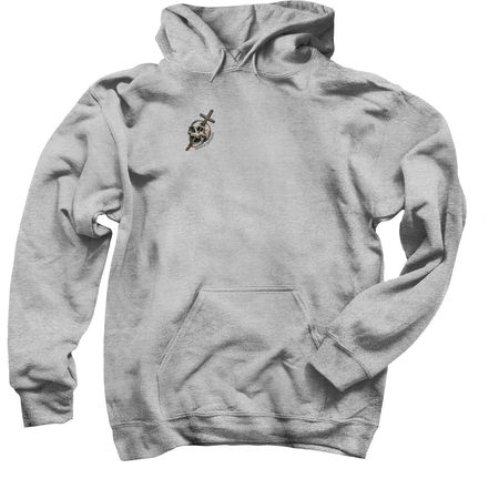 Death Is Defeated: hoodie, a Sport Grey Pullover Hoodie
