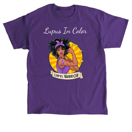 Lady Warrior, a Purple Classic Unisex Tee