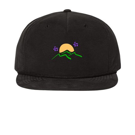 PCYO Hat, a Black Printed Umpqua Snapback Cap