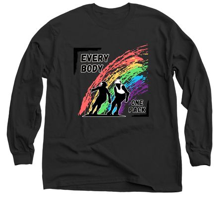 Every Body One Pack, a Black Classic Long Sleeve Tee