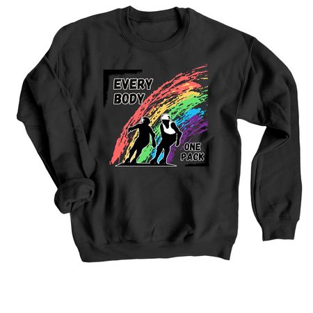 Every Body One Pack, a Black Crewneck Sweatshirt