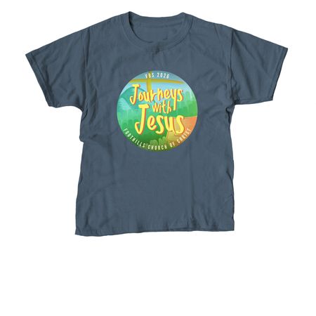 Journeys with Jesus, a Indigo Youth Unisex Tee