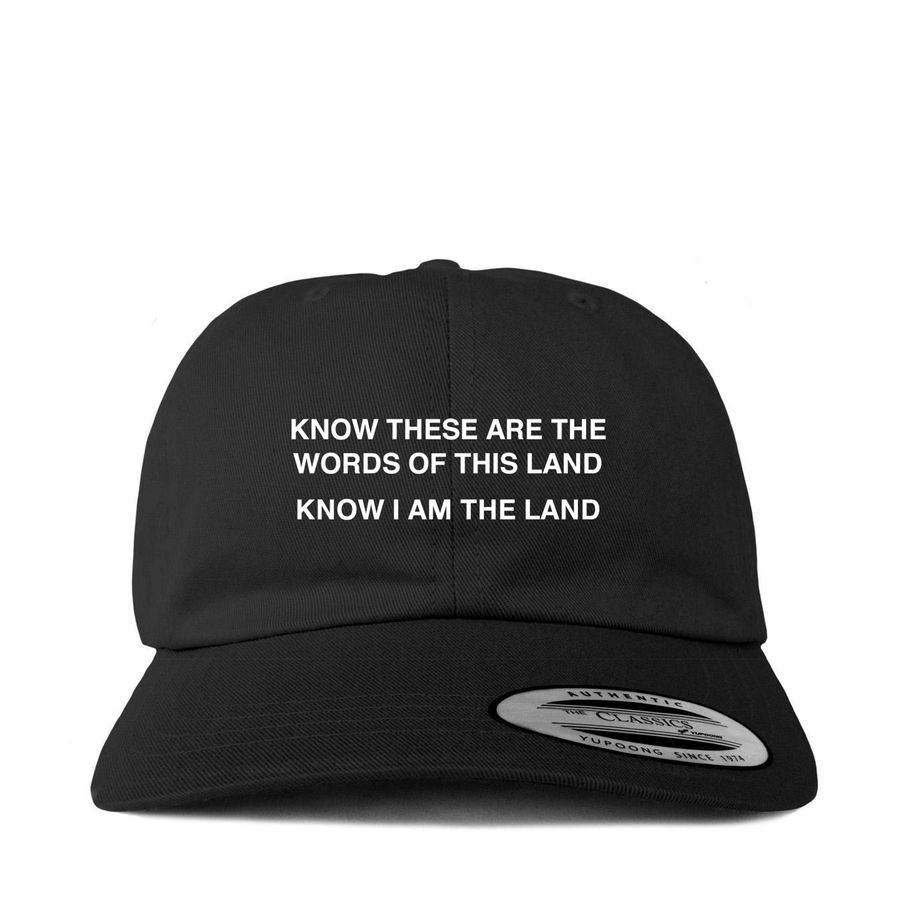 KNOW I AM THE LAND (HAT), a Black Printed Classic Baseball Cap
