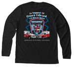 EMS Week 2026, a Solid Black Blend Premium Long Sleeve Tee (back-view)