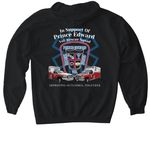 EMS Week 2026, a Black Gildan Softstyle Pullover Hoodie (back-view)