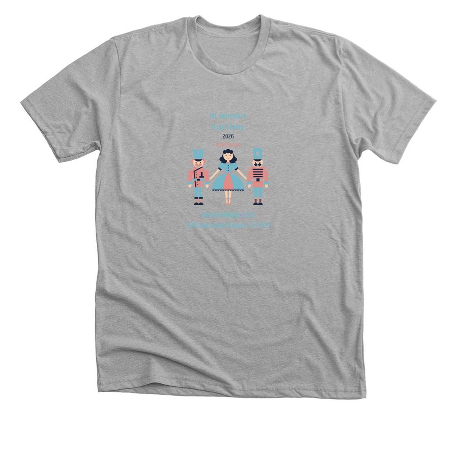 The Nutcracker; Clara's Dream, a Athletic Heather Premium Unisex Tee