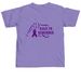 Racing for Al?s Memories&nbsp;, a Violet Comfort Colors Unisex Tee (back-view)