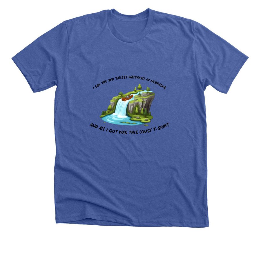 Trips & Trails #Nio, a Solid True Royal Premium Unisex Tee