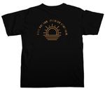 Sunleisurist, a Black Comfort Colors Unisex Tee (back-view)