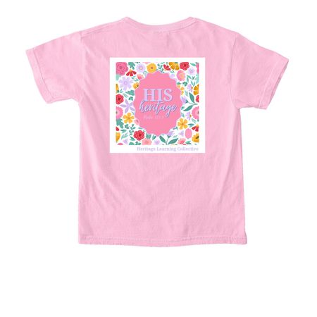 Heritage Learning Collective Girl, a Blossom Comfort Colors Youth Tee