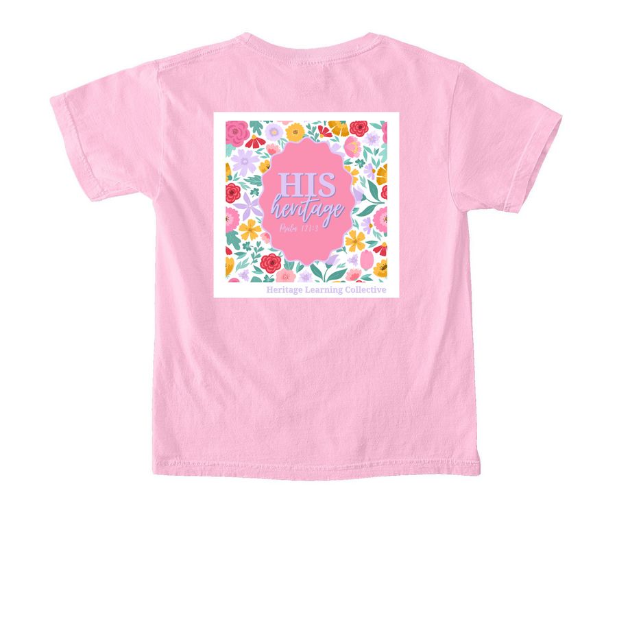 Heritage Learning Collective Girl, a Blossom Comfort Colors Youth Tee