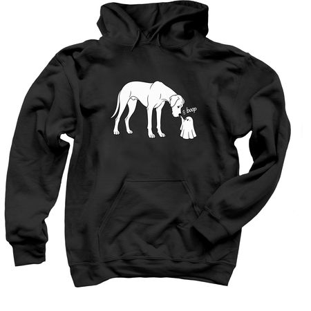 Boo-P Halloween, a Black Pullover Hoodie