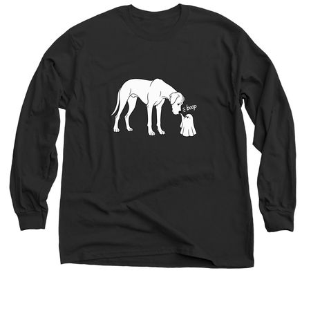 Boo-P Halloween, a Black Classic Long Sleeve Tee