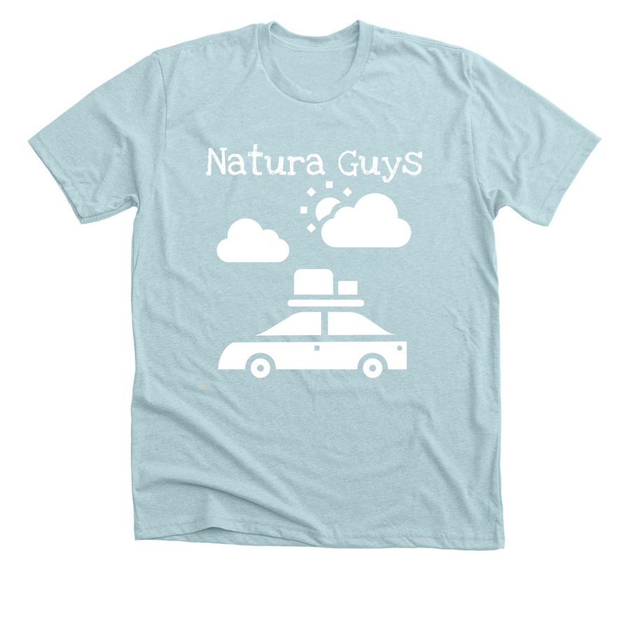 Natura Guys, a Heather Ice Blue Premium Unisex Tee